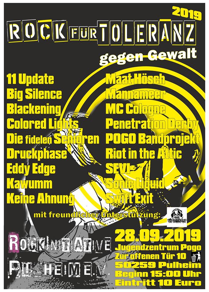11up - Live am 28.09.2019 bei Rock für Toleranz - Gegen Gewalt 2019 